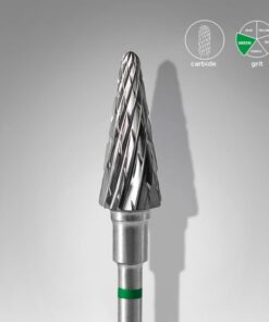 Fresa de Carburo Cónica .60 Verde Staleks Pro -INS453