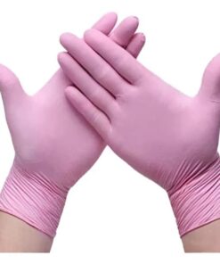 100 GUANTES DE NITRILO ROSA - INS972