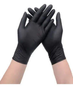 100 GUANTES DE NITRILO NEGRO TALLA L- INS252L