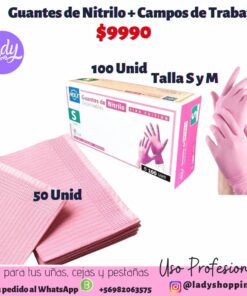 50 CAMPOS DE TRABAJO + 100 GUANTES DE NITRILO - INS434