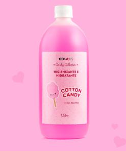 Higienizante e Hidratante de Manos y Pies (Sanetizante)- Cotton Candy 1 litro - INS2230