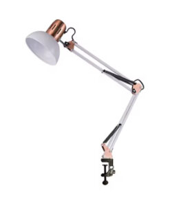 LAMPARA DE MESA ARTICULADA CUELLO LARGO BLANCA - INS032B