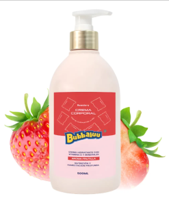 CREMA CORPORAL HIDRATANTE BUBBALUU AROMA:FRUTILLA 500ML - INS1780F