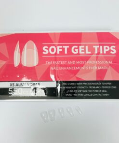 550 UÑAS SOFT GEL  ALMENDRAS XS (CAJA ROSA) - INS4612