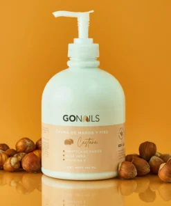 CREMA DE MANOS Y PIES GO NAILS CASTAÑA 500ML-INS3176