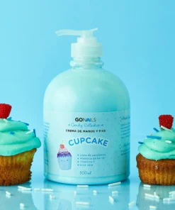 CREMA DE MANOS Y PIES GO NAILS CUPCAKE 500ML-INS3174