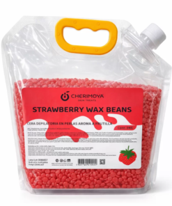 CERA DEPILATORIA ELASTICA DE 1 KILO FRUTILLA CHERMOYA -INS5641